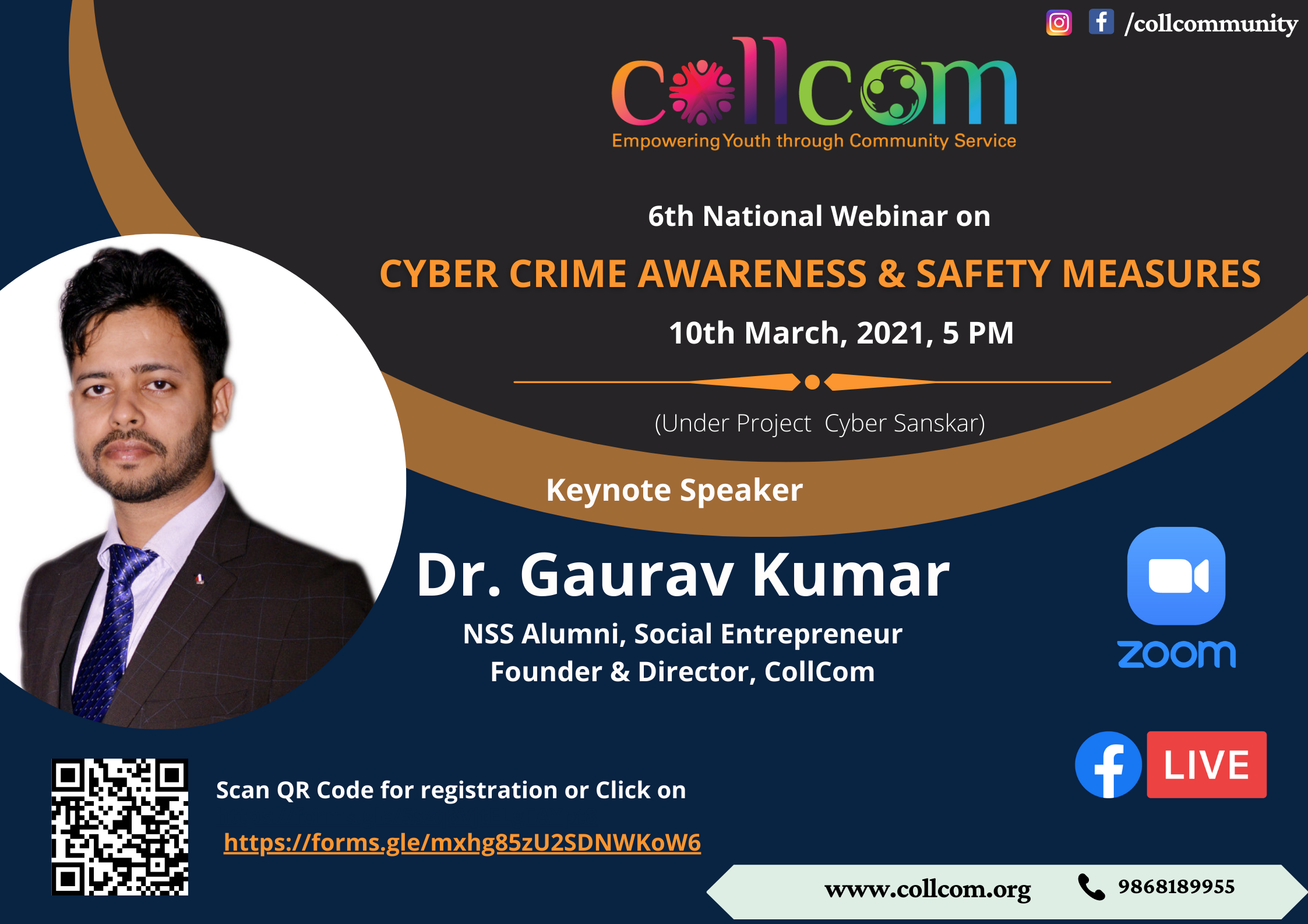 Cyber Crime Awarness Event Poster